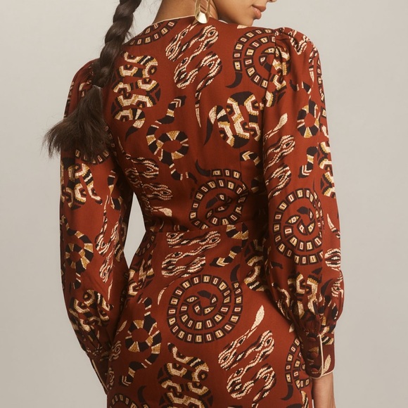 FARM Rio Anthropologie V Neck Mini Dress - Picture 3 of 7